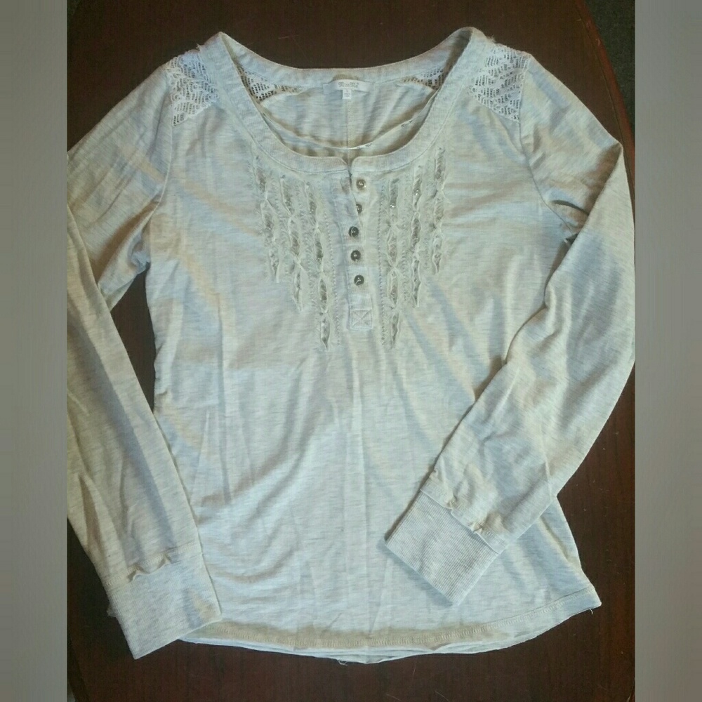 Miss Me Long Sleeve Tip - Size Large